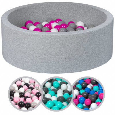 Bällebad mit 150 Bällen rund ⌀90 cm